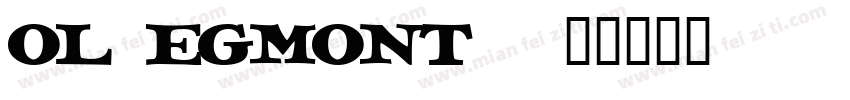 OL Egmont字体转换